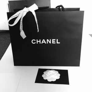 Bundled of Large Shopping bag, camellia and Ribbon